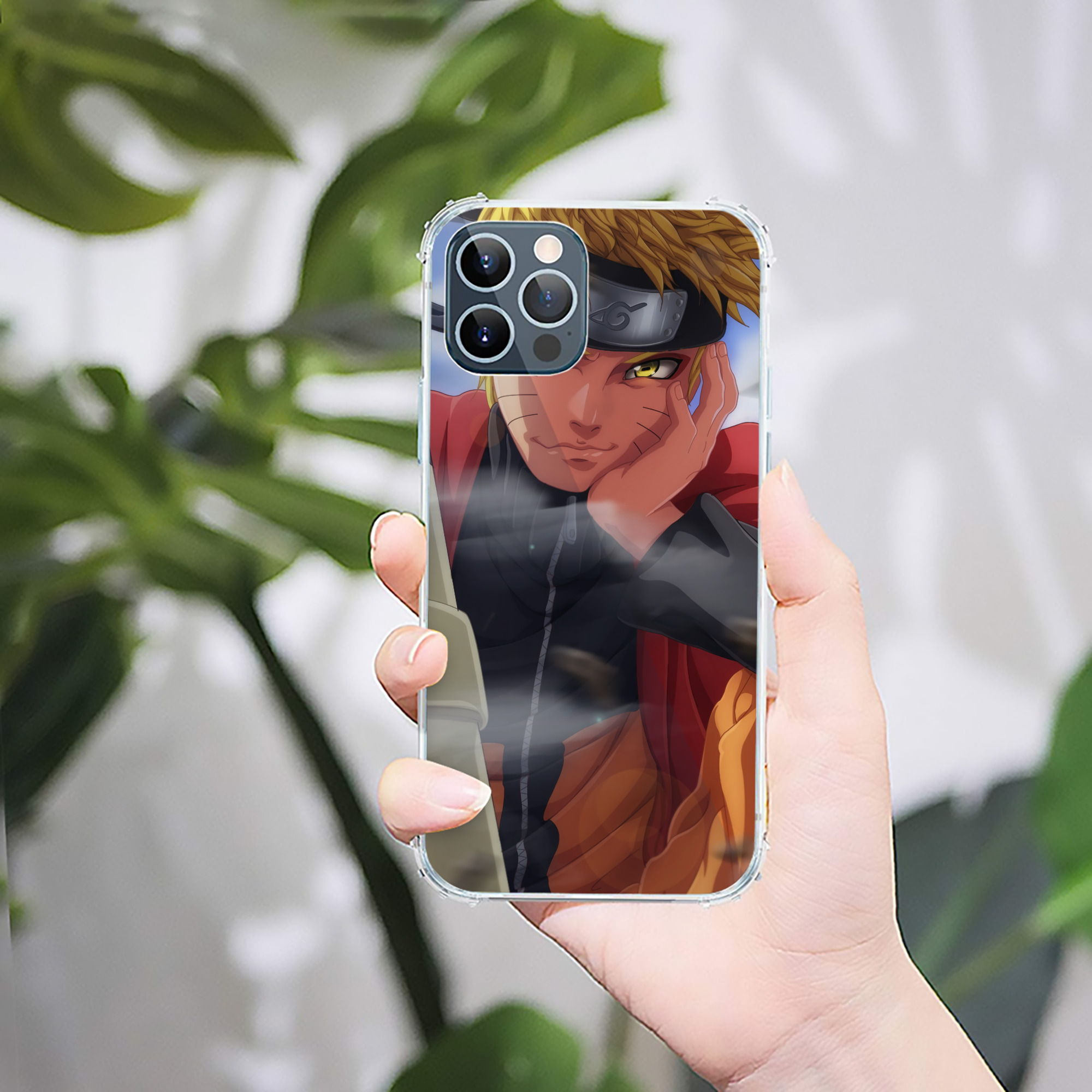 （画像用） NARUTO -ナルト- NARUTO -ナルト- 疾風伝 【iPhone 12シリーズ対応】透明スマホケース（クリアソフトケース）
